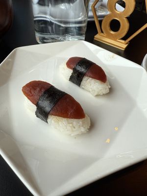 Nigiri tuna   at House of Vegano in St Petersburg