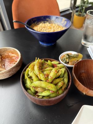 Edamame   at House of Vegano in St Petersburg