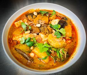 Vegetarian (vegan) Massaman Curry at Pomelo in New Orleans