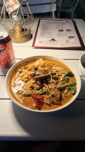 Great vegan options and very good curry   at Pomelo in New Orleans