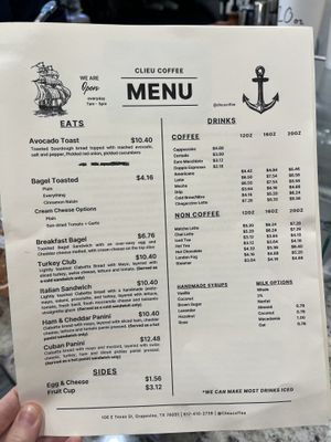 Menu at Brew & Batter in Grapevine