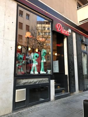The outside. at Intergalactic Diner in Belgrade