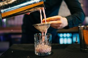 You'll find carefully thought out Asian inspired cocktails behind our bar. at Bonsai Plant Kitchen in Brighton