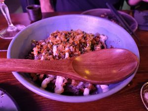 Dirty rice at Bonsai Plant Kitchen in Brighton