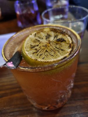 Rum cocktail at Bonsai Plant Kitchen in Brighton