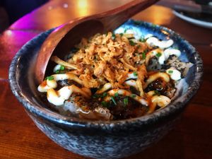 Dirty rice   at Bonsai Plant Kitchen in Brighton