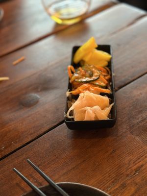 Chef’s Selection of Pickles  at Bonsai Plant Kitchen in Brighton