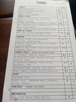 We’d eat all selected options again very happily  at Bonsai Plant Kitchen in Brighton