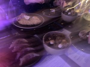 A blurry pic 😂 at Bonsai Plant Kitchen in Brighton