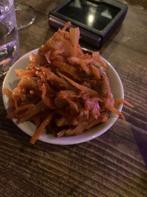 Kimchi  at Bonsai Plant Kitchen in Brighton