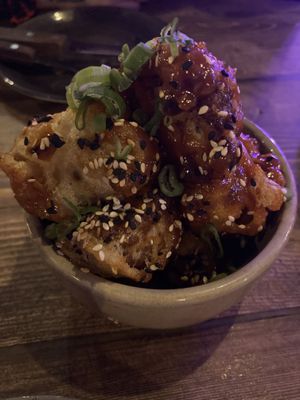 Cauli wings  at Bonsai Plant Kitchen in Brighton