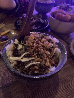 Dirty rice  at Bonsai Plant Kitchen in Brighton