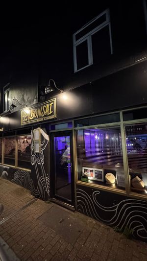 Front of the restaurant at Bonsai Plant Kitchen in Brighton