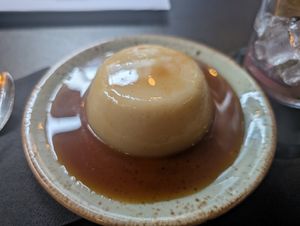Chai Caramel pudding 🍮 at Bonsai Plant Kitchen in Brighton