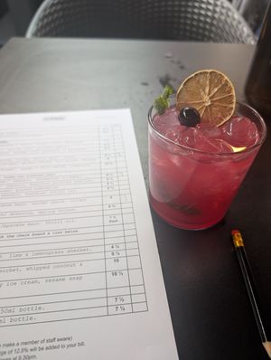 Menu and ordering system at Bonsai Plant Kitchen in Brighton