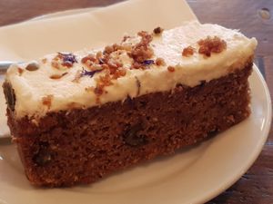 Carrot cake at 200 Degrees Coffee in Sheffield