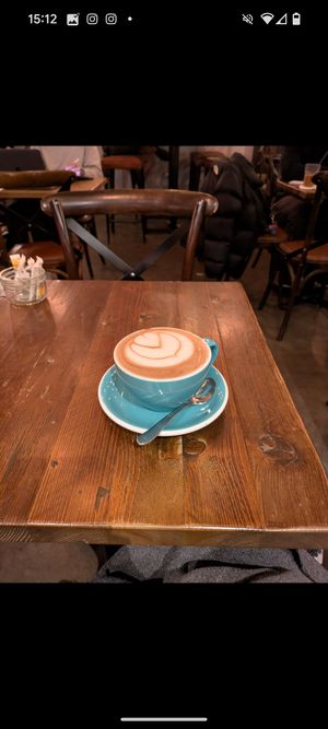 Tasty oat hot choc at 200 Degrees Coffee in Sheffield