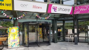 Entrance at Community Kitchen in Munich