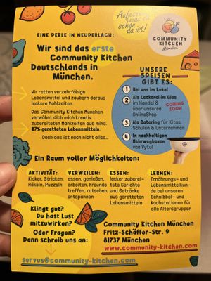   at Community Kitchen in Munich