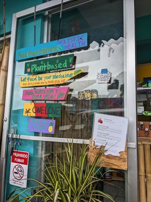 The shop at Jungle Bowls in La Fortuna