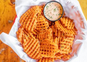 Sweet Potato Fries at The Taproom in San Marcos