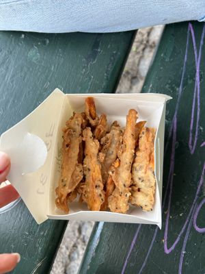 Fried sweet potatoes  at Maekhong in Copenhagen