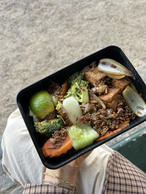 Fried rice with tofu  at Maekhong in Copenhagen