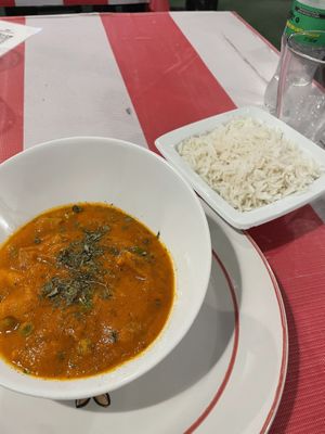 Aloo Mutter  at Red Indian Chilli in Oaxaca