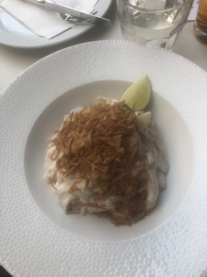 Mushroom ceviche   at Menza in Budapest