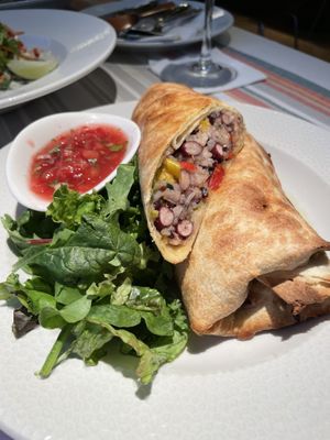 Spicy burrito  at Menza in Budapest