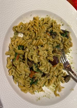 La pasta estaba un poco pasada de cocción. Servicio correcto. Buen sabor.  at Menza in Budapest