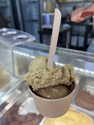 Coffee and pistachio   at Bodevici Bioconcept - Torrijos in Barcelona