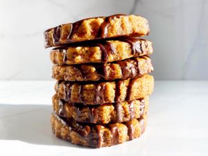 Chocolate Pretzel Shortbread (vegan)  at Sugar+Fire Baking Co in Narberth