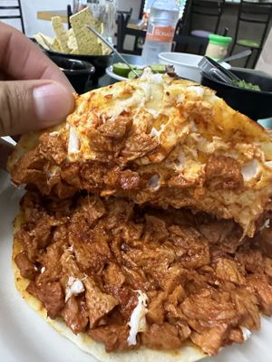   at El Taco Loco Vegano in San Andres Cholula