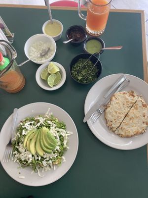   at El Taco Loco Vegano in San Andres Cholula