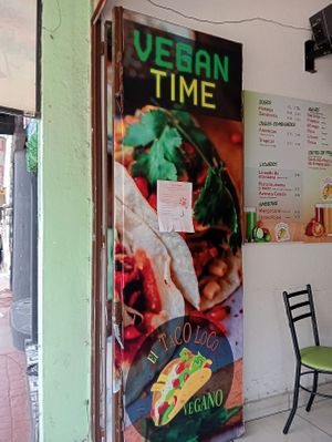  at El Taco Loco Vegano in San Andres Cholula