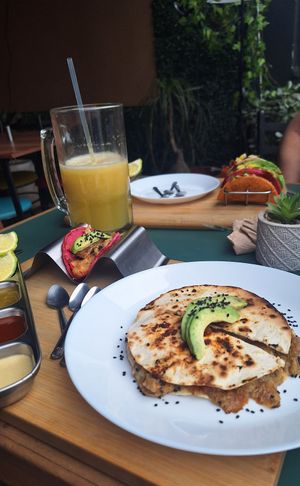 🌮🍹🤤✨️ at El Taco Loco Vegano in San Andres Cholula
