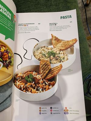 Pasta menu at Burgreens Bintaro in Tangerang