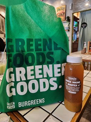 Jamu super immune booster at Burgreens Bintaro in Tangerang