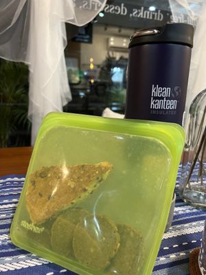 Matcha cookies and blueberry scone  at Linamnam - The Vegan Café in Cagayan De Oro