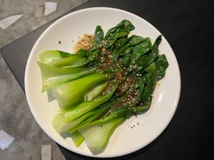 Garlicky BokChoy  at Linamnam - The Vegan Café in Cagayan De Oro