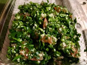 Tabbouleh at Hanan Shawarma Jerusalim in Belgrade