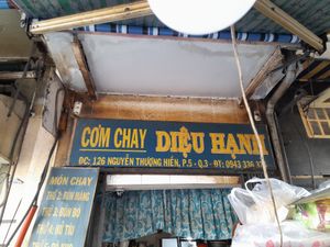 Name at Dieu Hanh Com Chay in Ho Chi Minh City