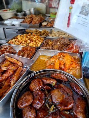 Food at Dieu Hanh Com Chay in Ho Chi Minh City