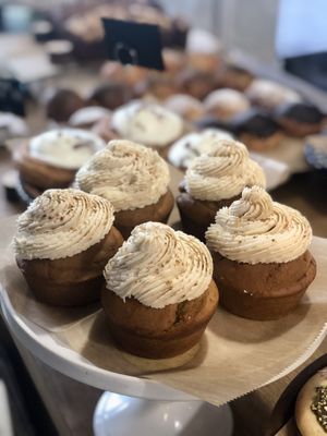 Vegan pumpkin treats (seasonal) but SO GOOD  at Amar Bakery and Market in Boynton Beach