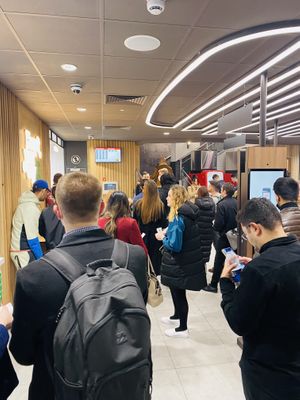 Friday night! Packed!   at Burger King in London