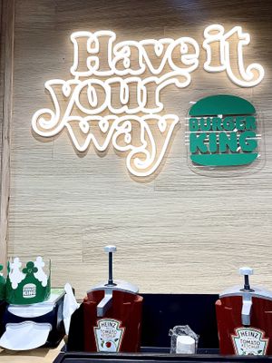   at Burger King in London