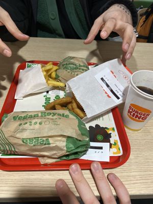   at Burger King in London