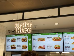   at Burger King in London