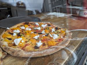 Vegan special of the day with vegan feta at Slice of Heaven in Dunedin